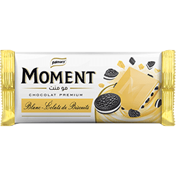 Chocolat blanc éclat de biscuits